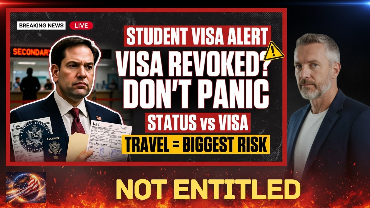 🚨 BREAKING UPDATE: Student Visa Cancellations Reported — Rubio Defends Crackdown! #usimmigration