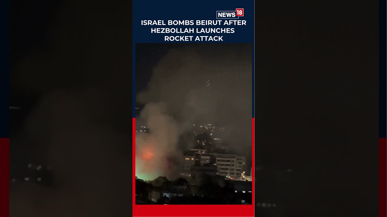 Israel Launched Barrage Of Strikes On Lebanon's Capital, Beirut, After Hezbollah Fired Missiles N18S