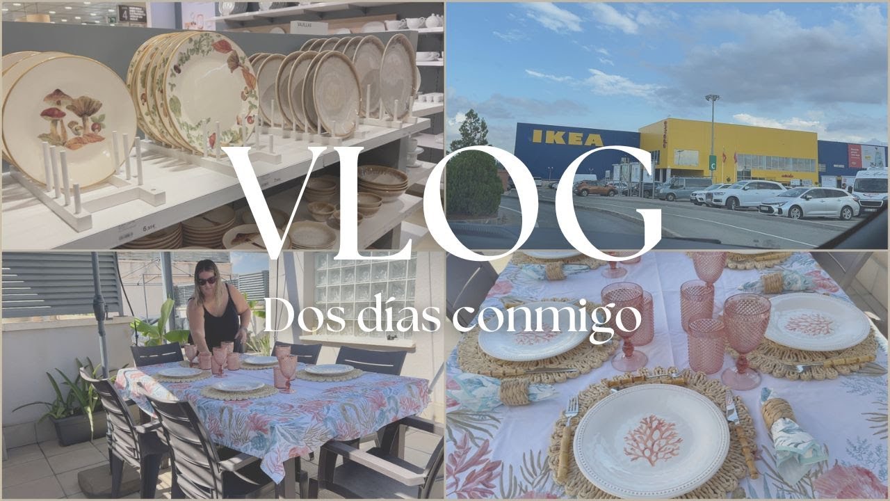 ✨VLOG✨DOS DÍAS CONMIGO | TIENDAS EN OTOÑO + VAMOS A IKEA + LA ÚLTIMA MESA DEL VERANO ☀️🪼