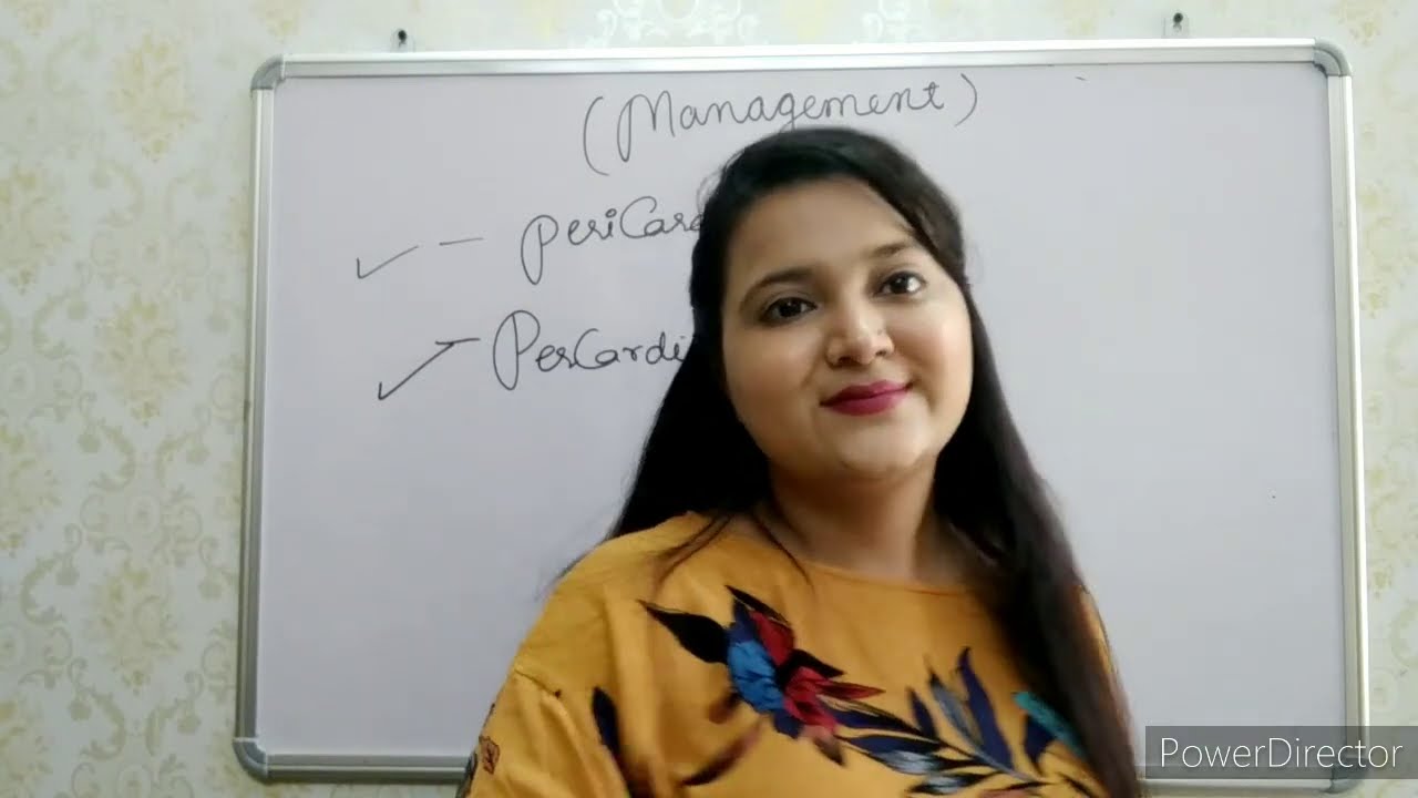 Cardiac tamponade or pericardial Effusion || easy explanation in hindi ||