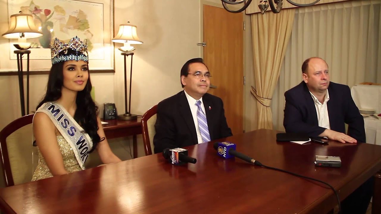 Raw Footage: Miss World Megan Young, Philippine Independence Day Council Inc. Press Conference