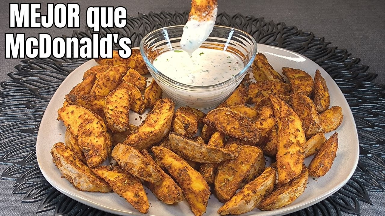Patatas Deluxe Estilo McDonald's | Crujientes, Fáciles y Saludables en Freidora de Aire