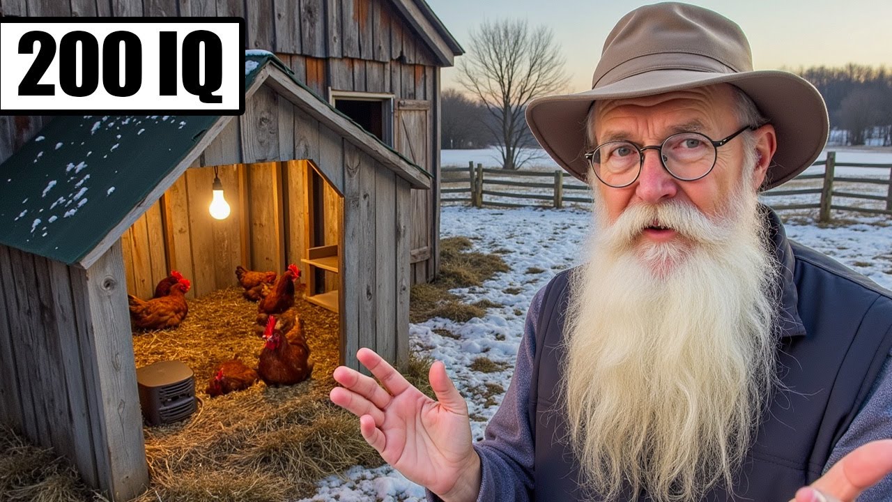 How Amish Heat A Chicken Coop Without Gas/Electricity