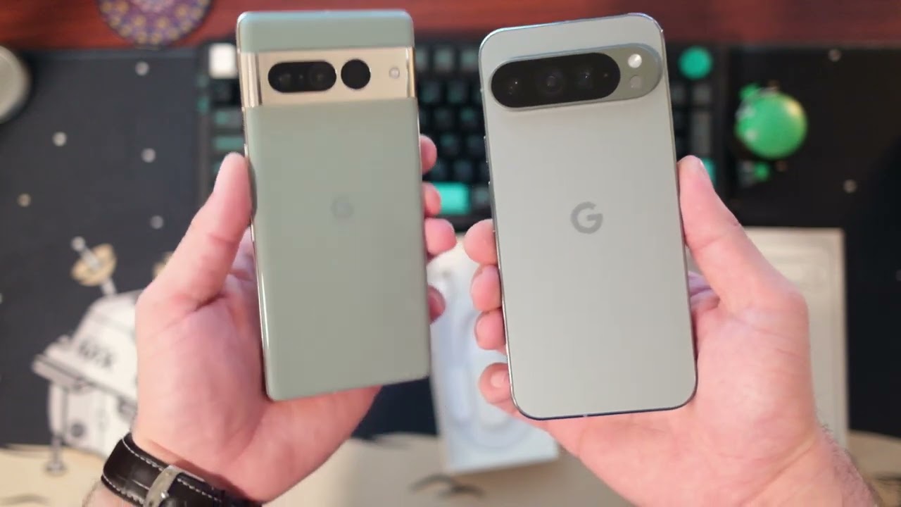 Google Pixel 9XL Pro (Hazel) Unboxing & Hands-On 🔥 | Pixel 7 Pro Comparison + Premium Cases