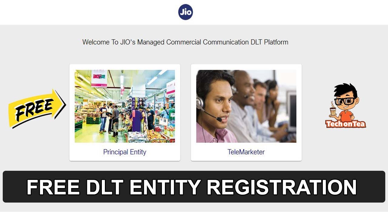 FREE Entity Registration on DLT Platform | JIO DLT Registration