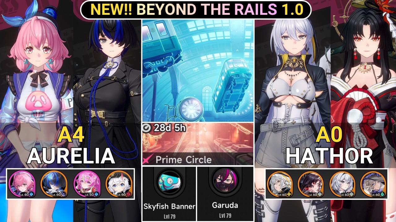Aurelia & Hathor VS Stage 7+8 Prime Circle! ALL F2P WP! A4 Aurelia & A0 Hathor | BTR NTE 1.0