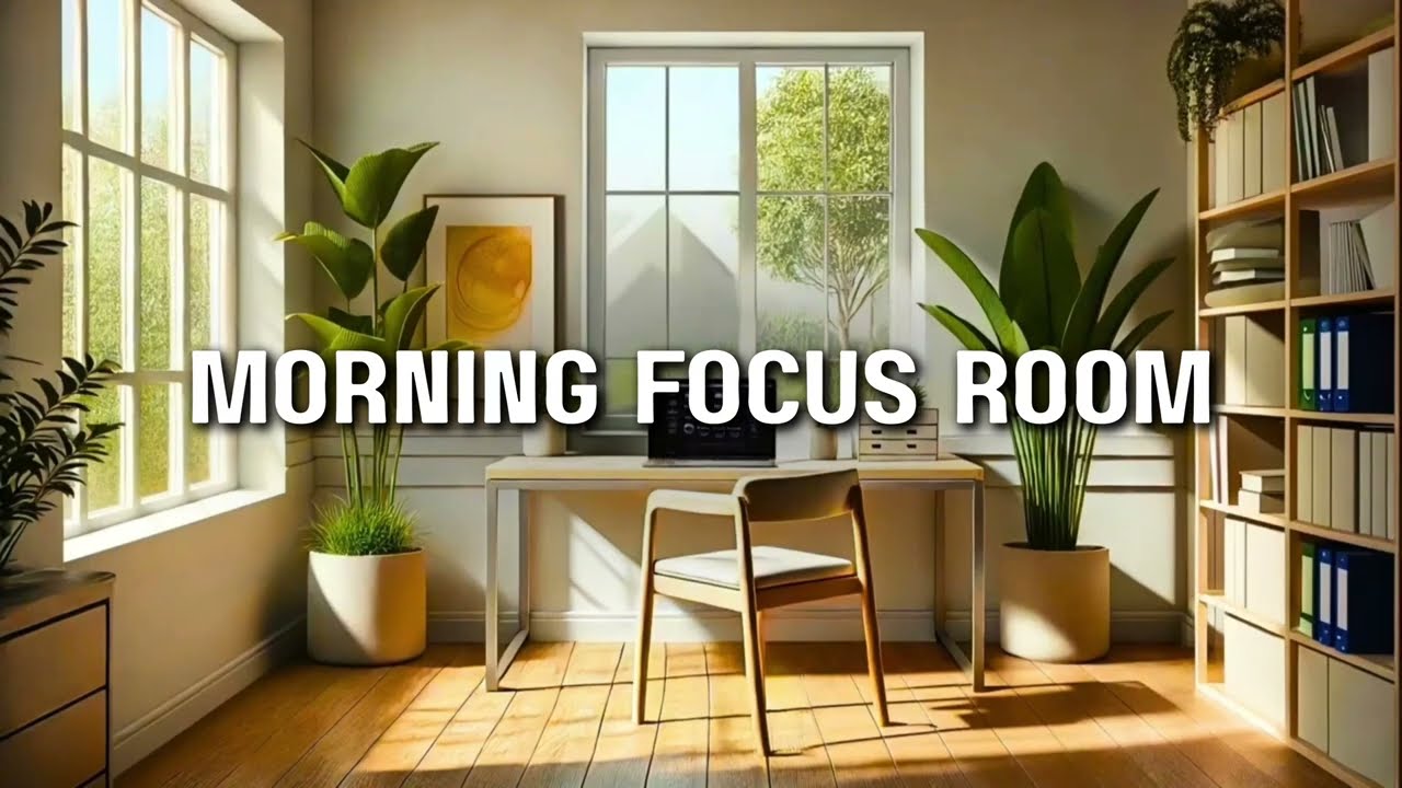 Morning Focus Room ☀️ | 102 BPM Lofi Beats for Work, Productivity & Flow