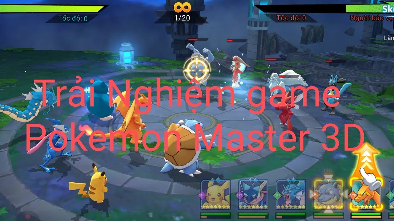 Trải Nghiệm game Pokemon Master 3D 🥰🥰