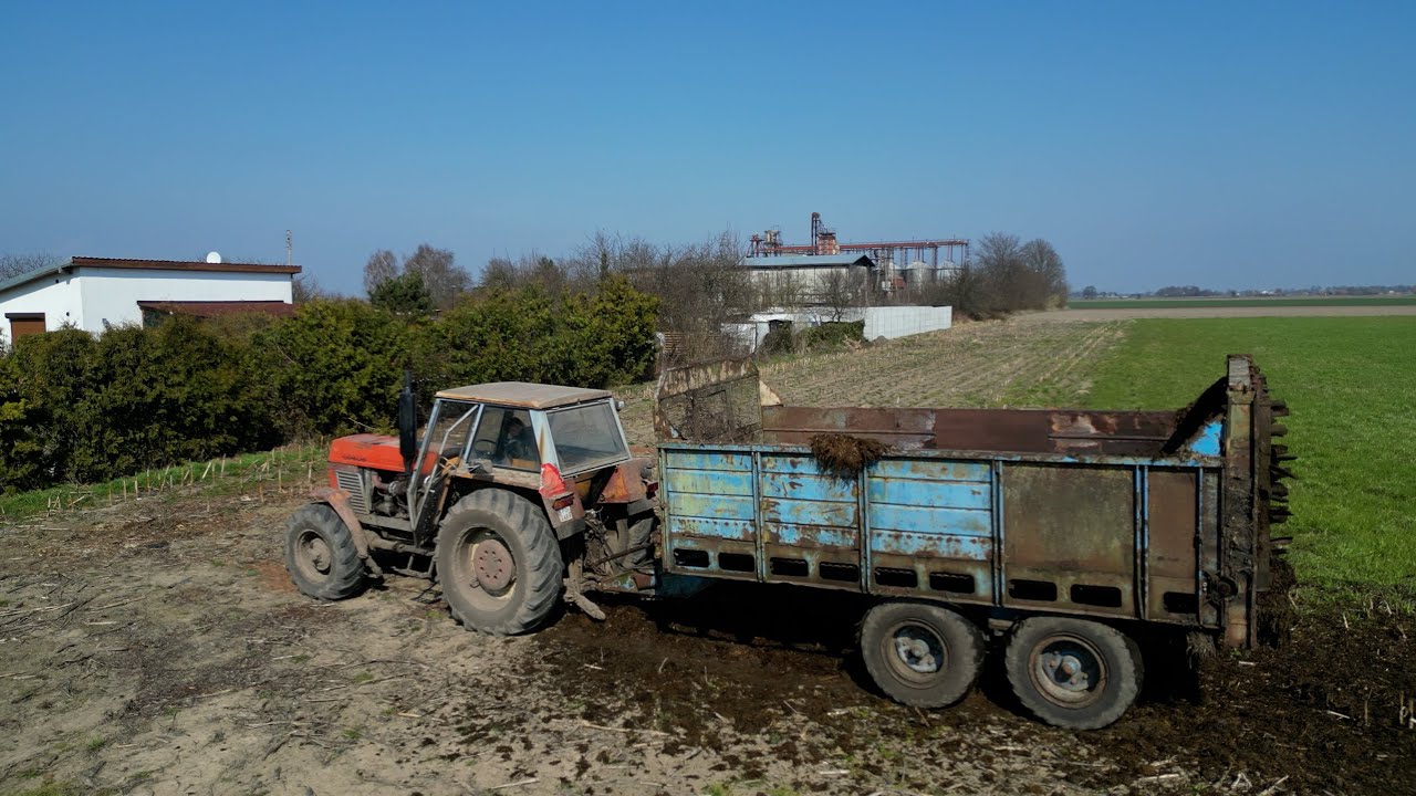 WSPÓLNA PRACA Z PANEM MARKIEM😎ROZRZUCAMY OBORNIK SWOIM FORSCHRITT'EM💩🚜PIERWSZE HEKTARY ZROBIONE💪🏻🔥