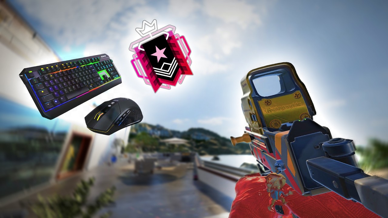 This is how i play R6 after 1 month ond keyboard and mouse