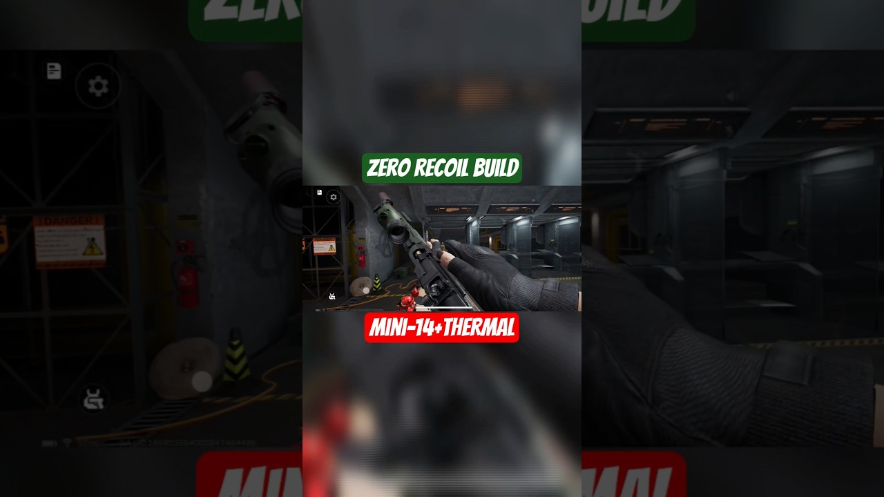 ZERO RECOIL BUILD. Mini-14+thermal.. Delta force mobile
