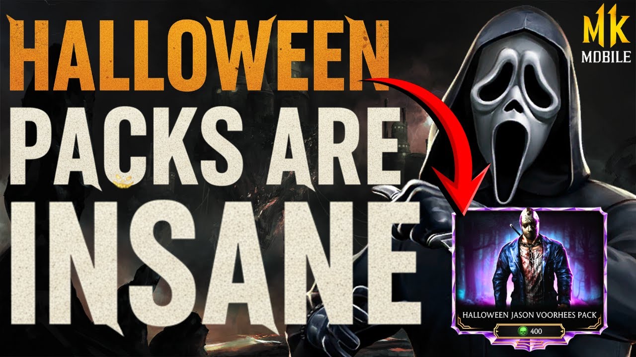 HALLOWEEN PACKS ARE INSANE BUT GHOSTFACE SHOWCKED EVEN MORE | ZIAWRAP-X | MK MOBILE