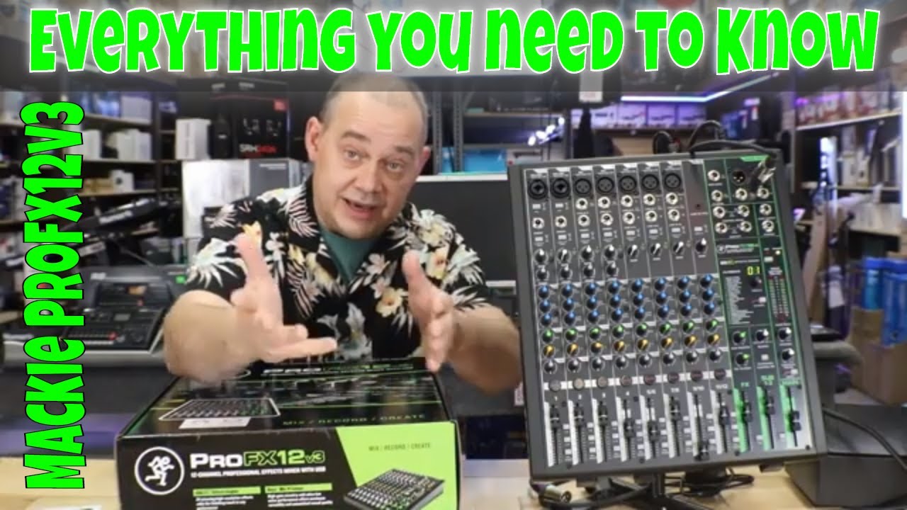 Новинка! Профессиональный микшер эффектов Mackie ProFx12v3 с USB-портом #mackiegear #mackieartist