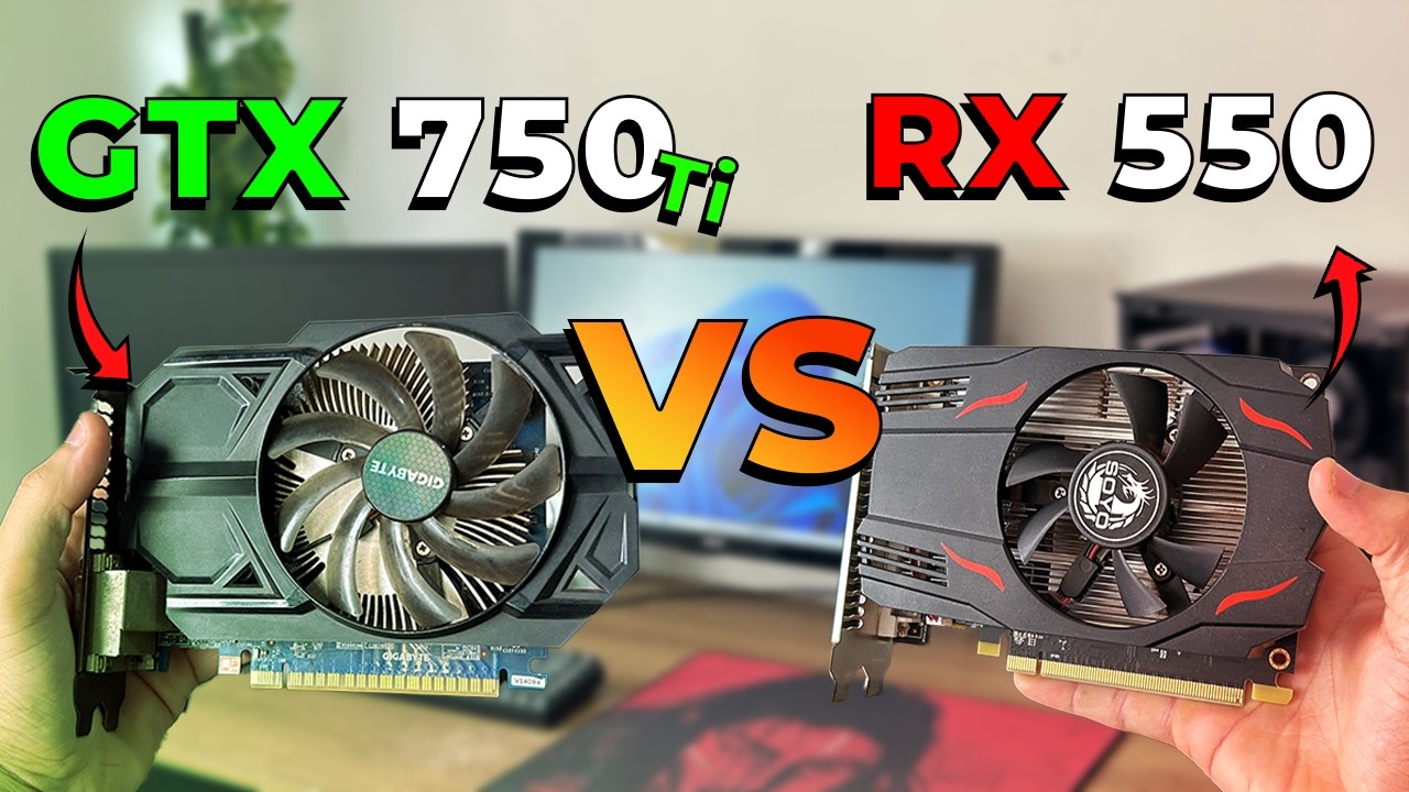 GTX 750 Ti vs RX 550 em jogos