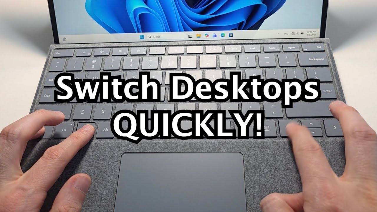 Как переключаться между рабочими столами (4 способа) на ПК с Windows 11/10!
