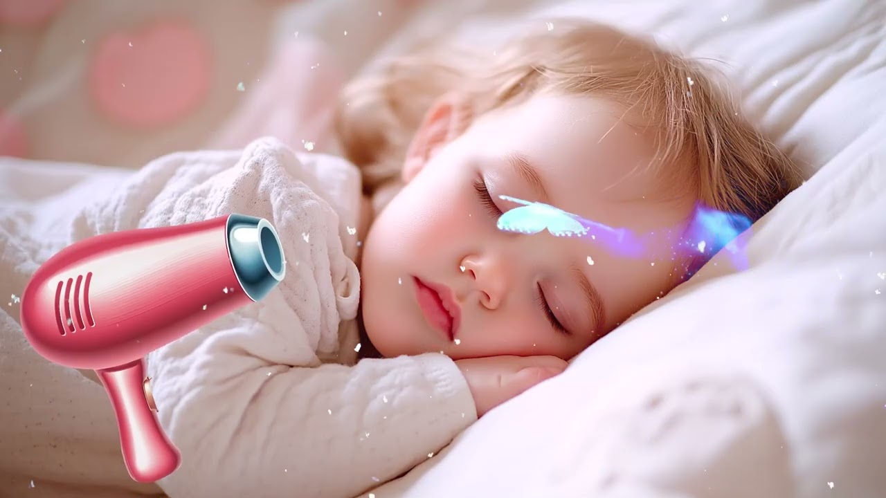 3 ชั่วโมง เสียงมดลูก | White noise Baby Sleep | ไม่มีโฆษณา แทรกแซงการหลับ | Sounds Dryer Relax Sleep