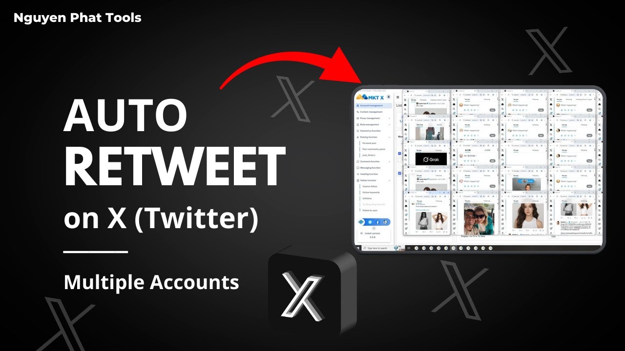How to Auto Retweet on X (Twitter) Using Multiple Accounts at Once