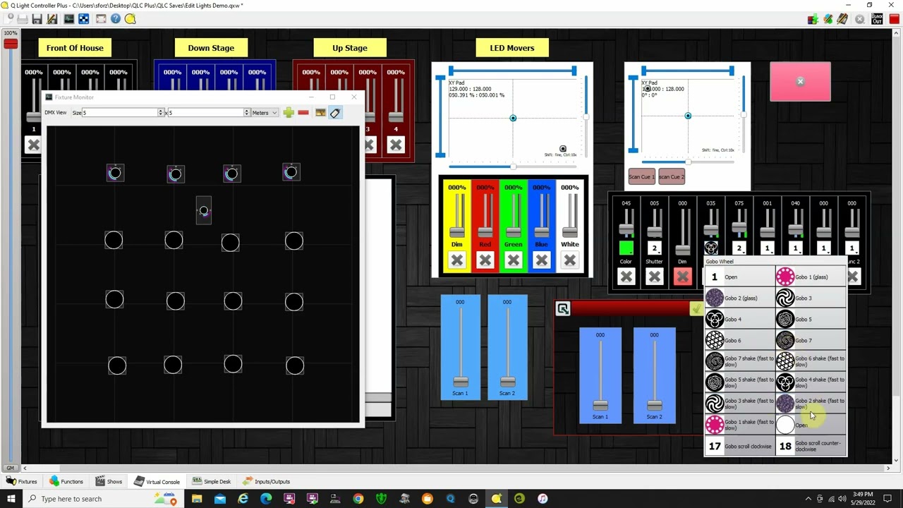 QLC+ All About Virtual Console Faders