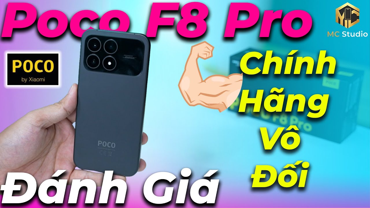 Đánh giá Poco F8 Pro chính hãng: cấu hình yếu hơn Redmi K90 ở PIN! Hiệu năng chiến game tốt!