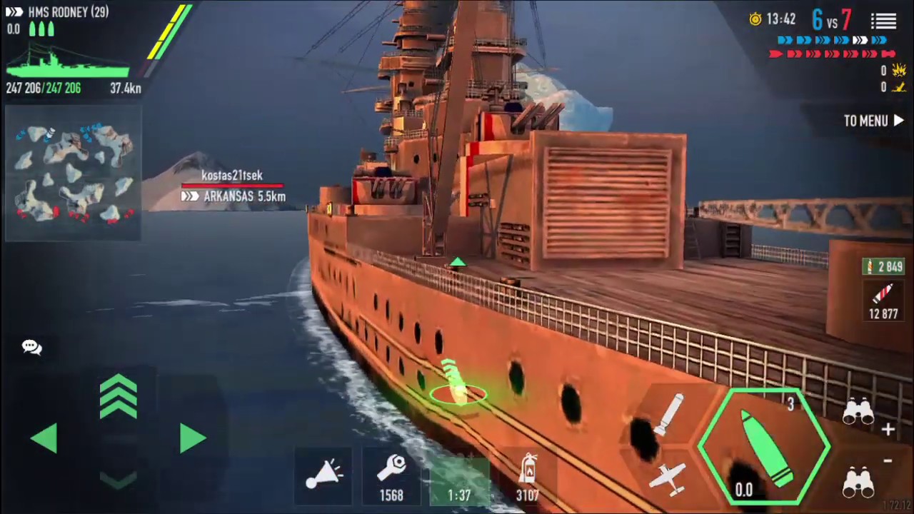 [Battle Of warships] HMS Rodney Torpedo Beat specialist !