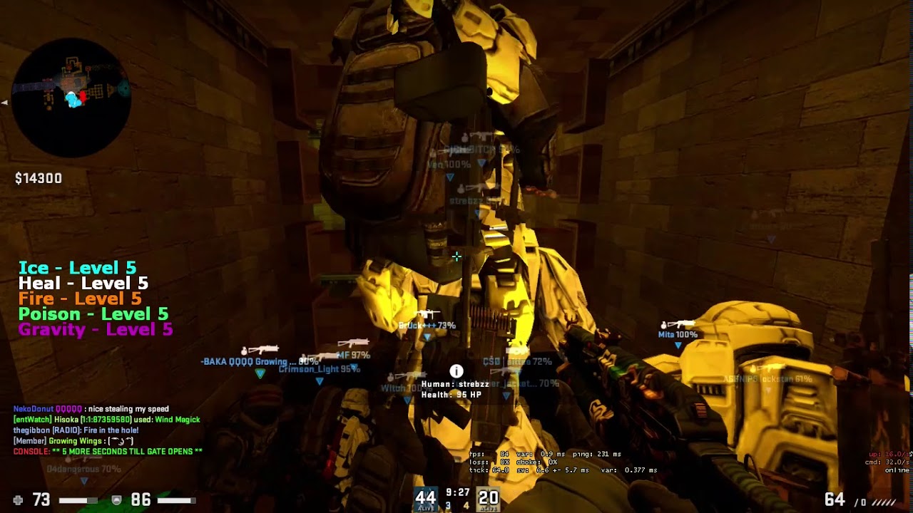 CSGO Zombie Escape - GFL Moments Part 1