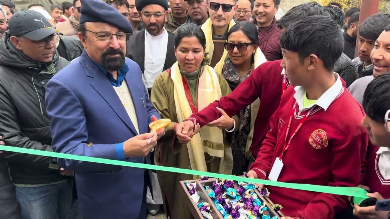 MP Ladakh Mohmad Haneefa Jan Tours Trespone and GM Pore Constituency