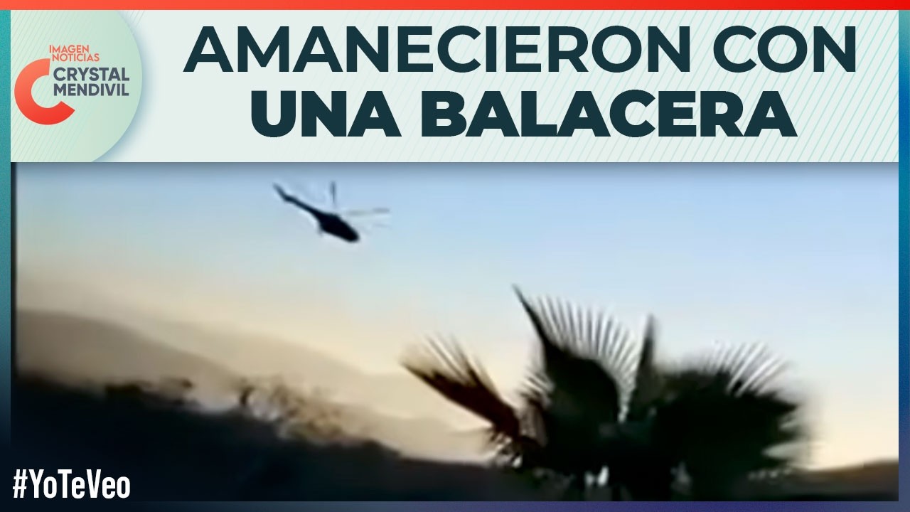 Operativo con helicópteros artillados en Culiacán, Sinaloa, termina en balacera | Crystal Mendivil