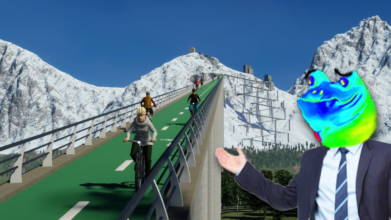 Building 𝓘𝓷𝓽𝓮𝓵𝓵𝓲𝓰𝓮𝓷𝓽 Bike Infrastructure in Cities Skylines 2