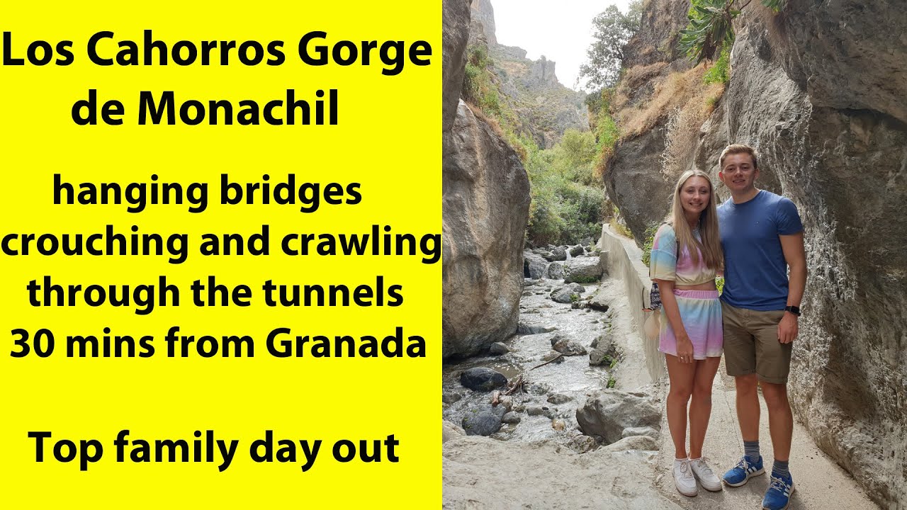 Los Cahorros Gorge de Monachil - hanging bridges, crouching and crawling through the tunnels 😀😀😀😀😀