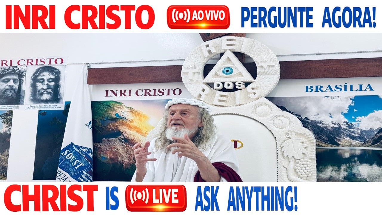 INRI CRISTO AO VIVO responde a perguntas sem censura | 15-Mar-2026