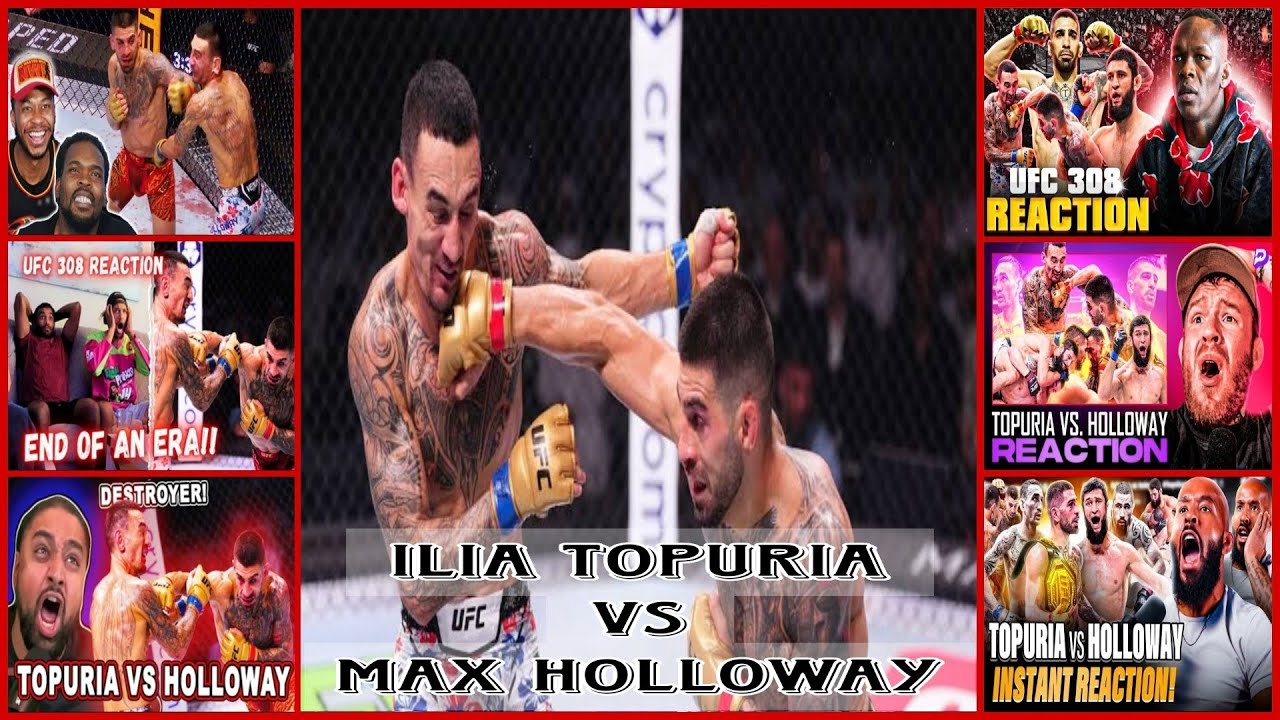 Ilia Topuria KO's Max Holloway at UFC 308 Reaction!