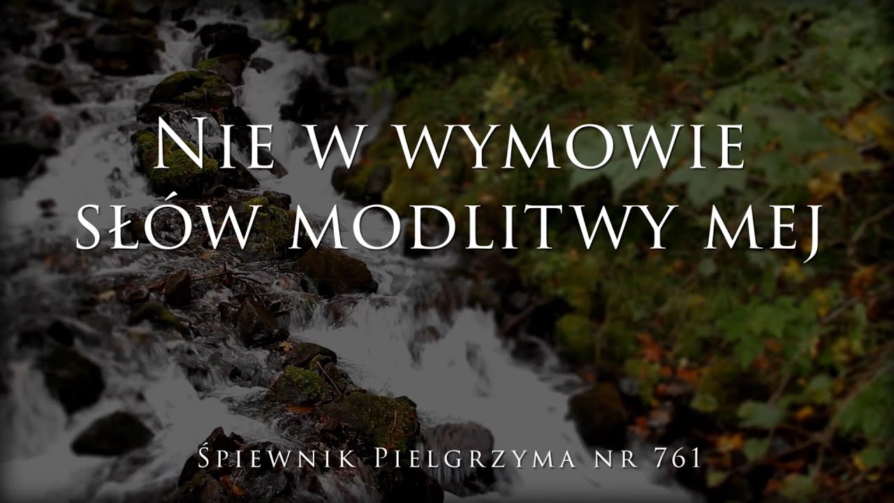 Nie w wymowie słów modlitwy mej