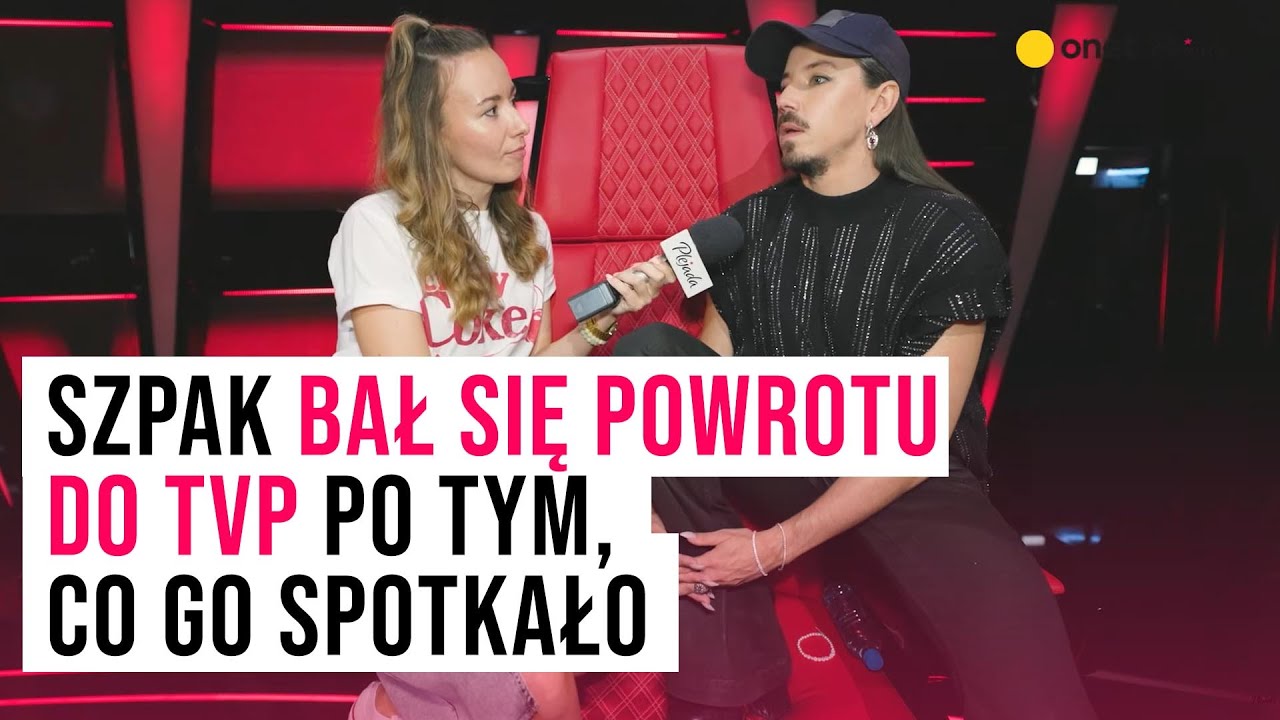Michał Szpak bał się powrotu do TVP po tym, co go spotkało. 