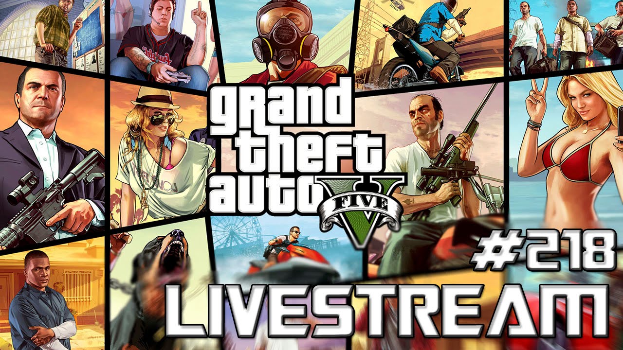 LIVESTREAM #218 GTA V PC ! FINALMENTE *.*