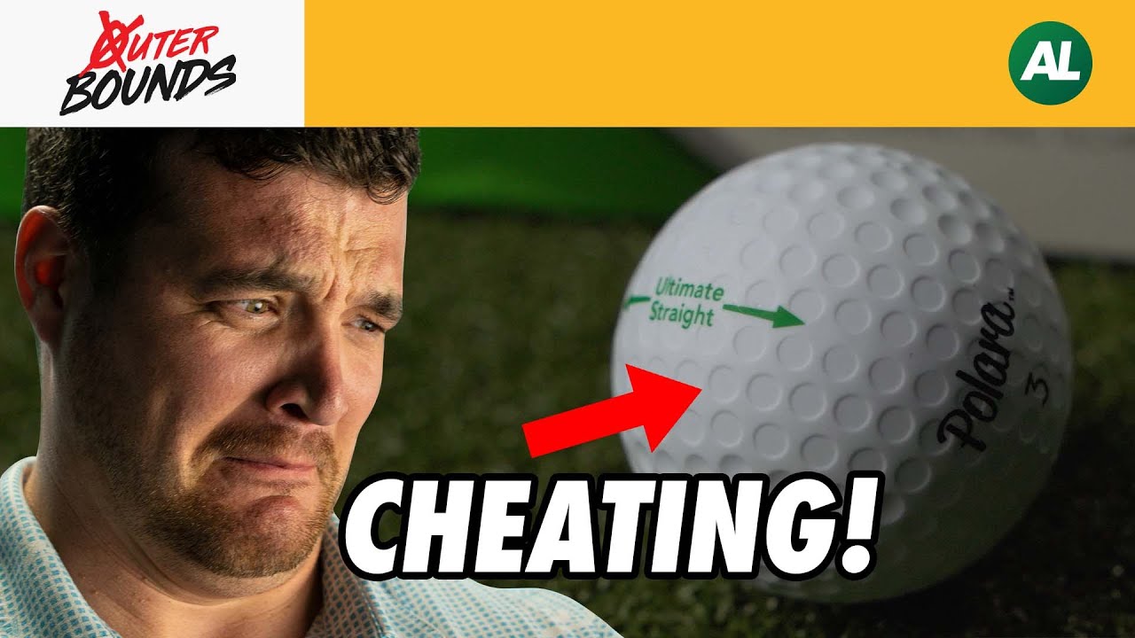 This golf ball is CHEATING and ONLY goes STRAIGHT!!