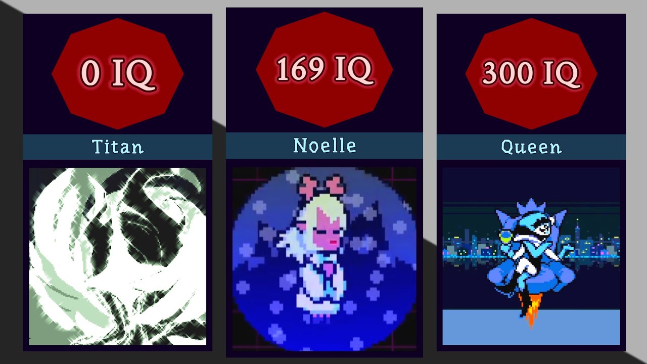 СКОЛЬКО IQ У ПЕРСОНАЖЕЙ В DELTARUNE