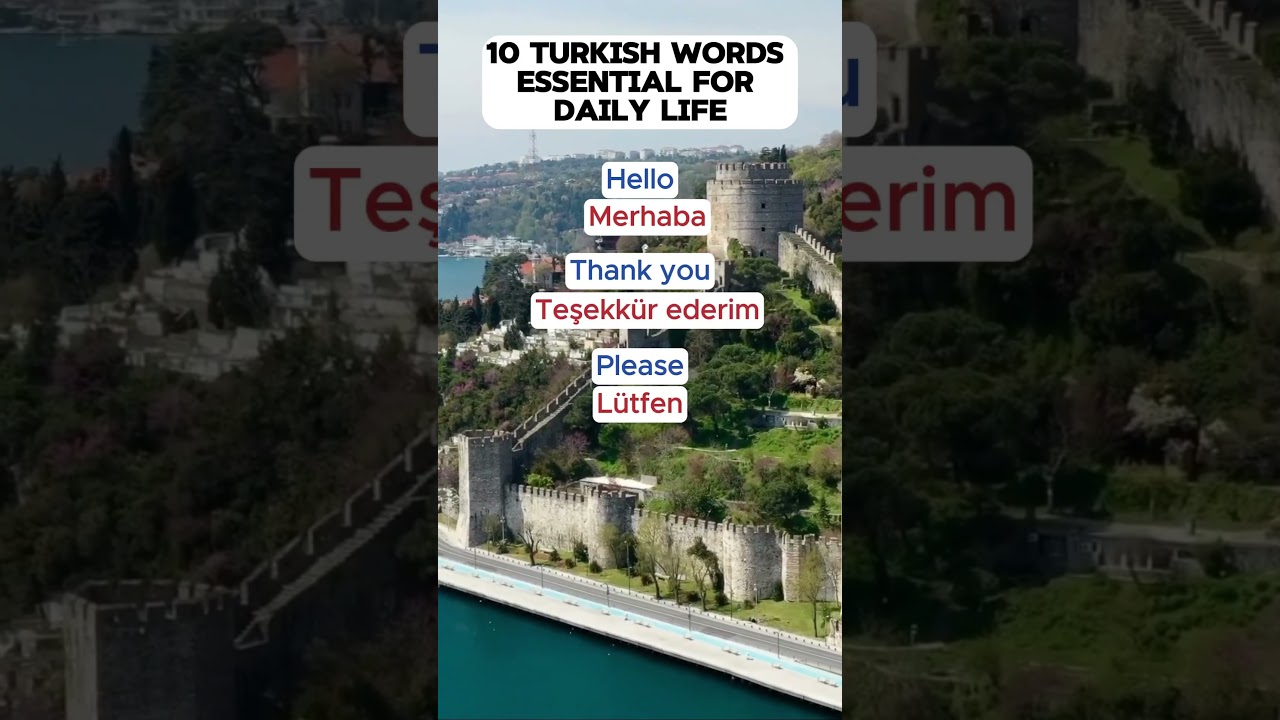 Learn 10 Essential Turkish Words for Daily Life!