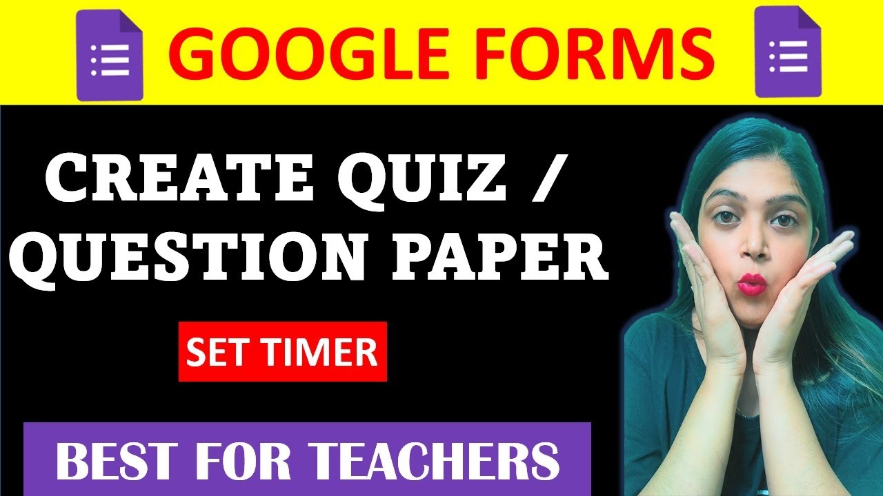 Create Google Quiz | Question Paper In Google Forms With Time Limit | Quiz | MCQ | Google Form Quiz