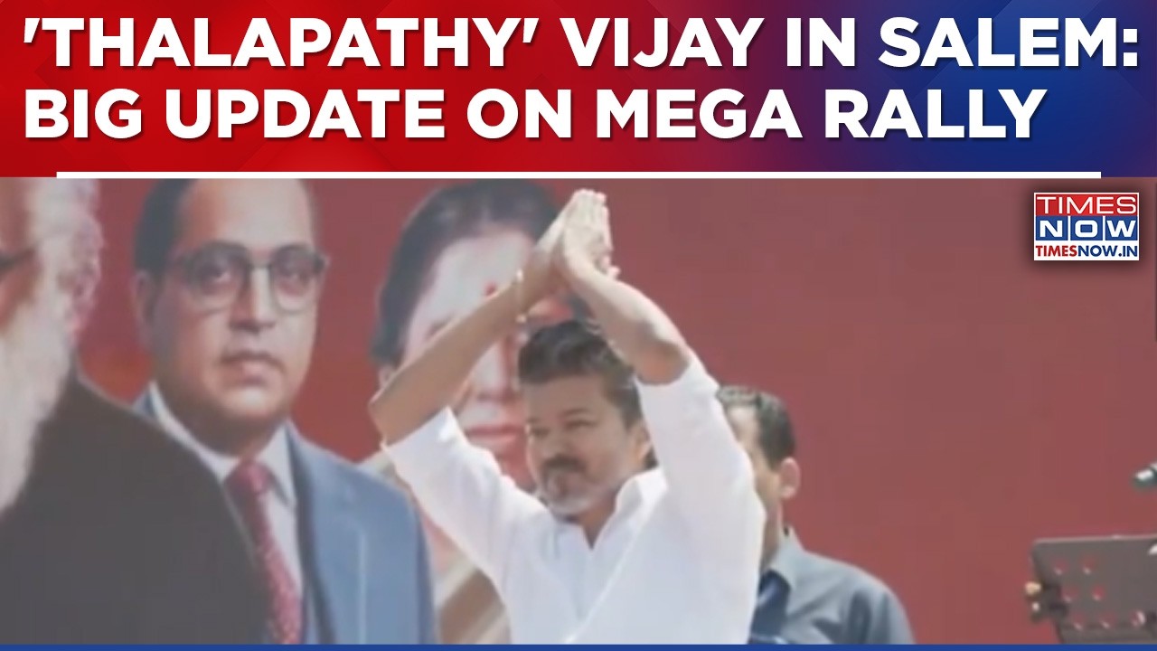 Thalapathy Vijay In Salem: TVK Chief's Mega Rally Today As Tamil Nadu Poll Battle Heats Up | Watch