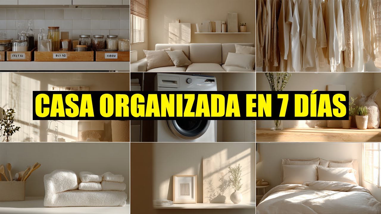 50 CONSEJOS para ORGANIZAR LA CASA en 1 SEMANA - resultados reales!
