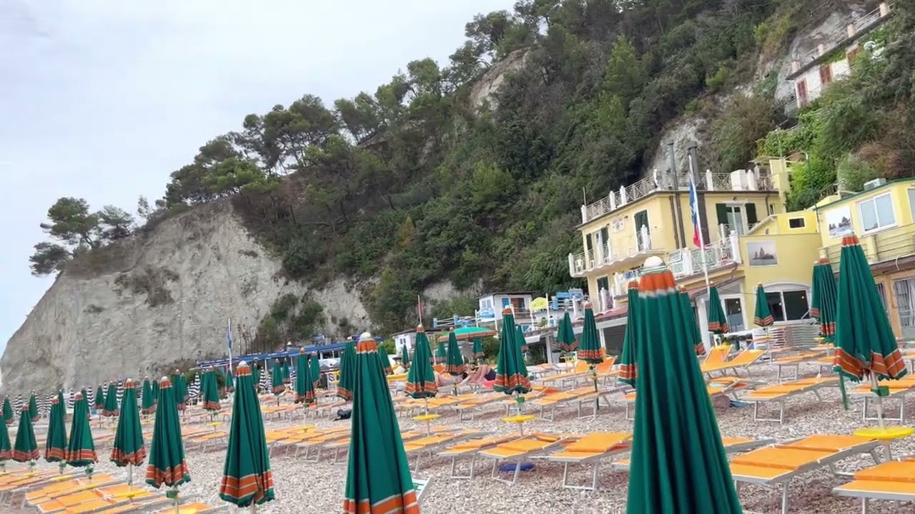Best Beach in Italy!! Summer walk in Sirolo Beach, Marche, Italy