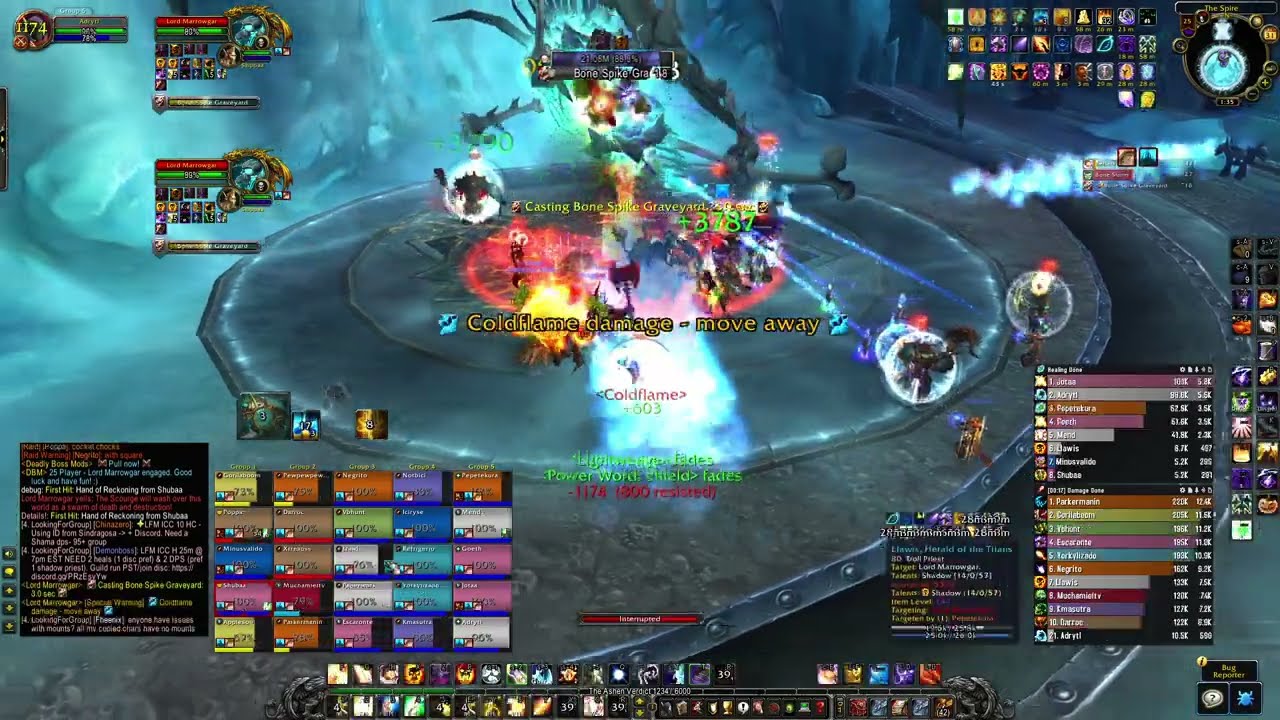 Lord Marrowgar 25m (ICC PTR) - Holy Priest POV