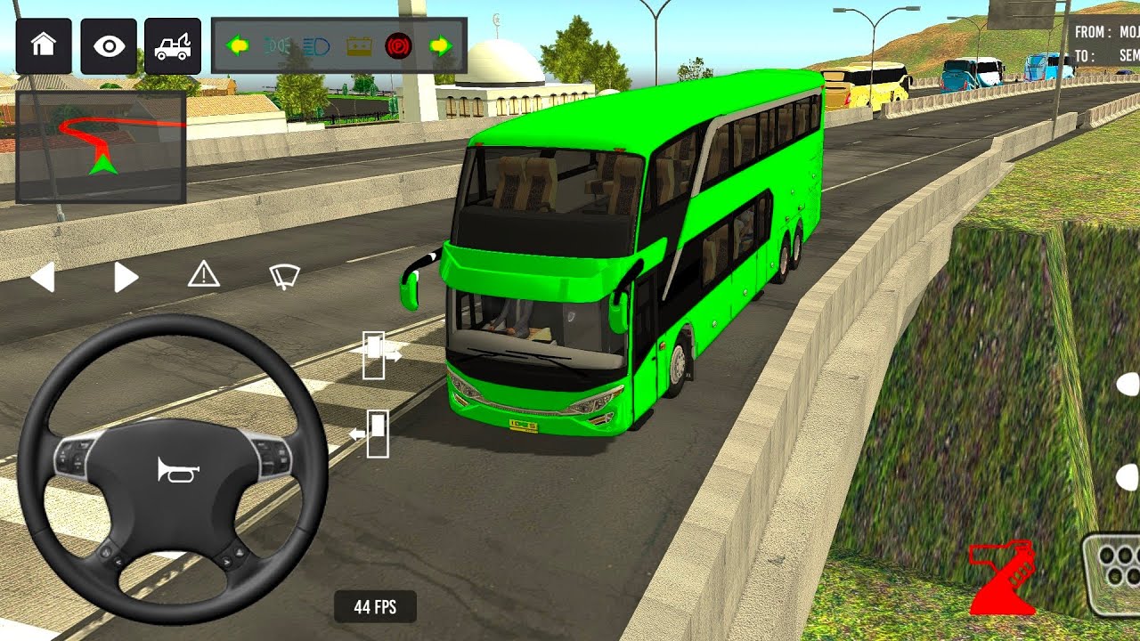 euro coach bus simulator 🤩🚌|| new coach bus simulator part-6 Android gameplay