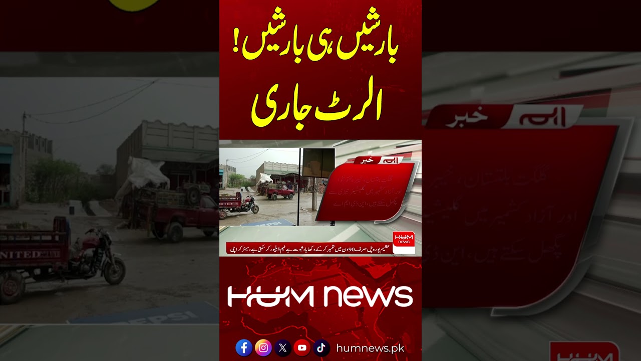 Rain, Rain Everywhere! Weather Alert Released | Breaking News | Hum News | Pakistan