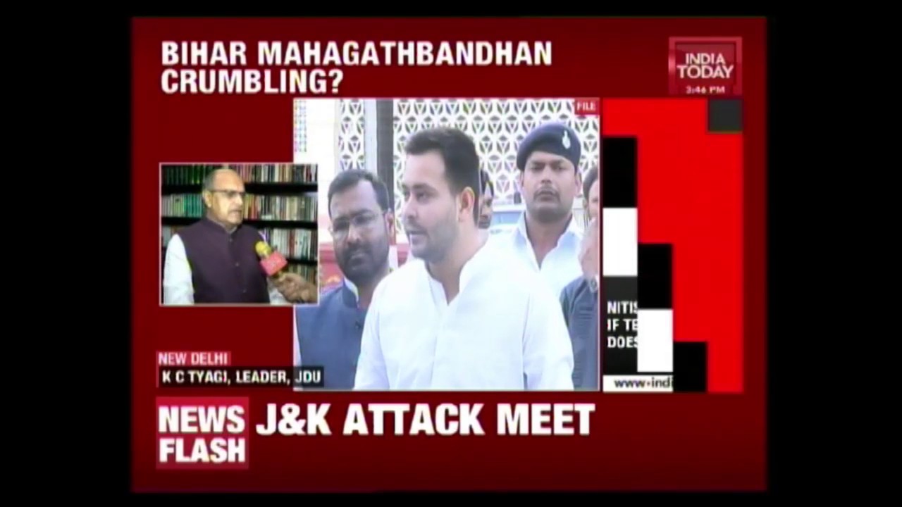 Nitish Kumar Asks Tejaswi Yadav To Step Down