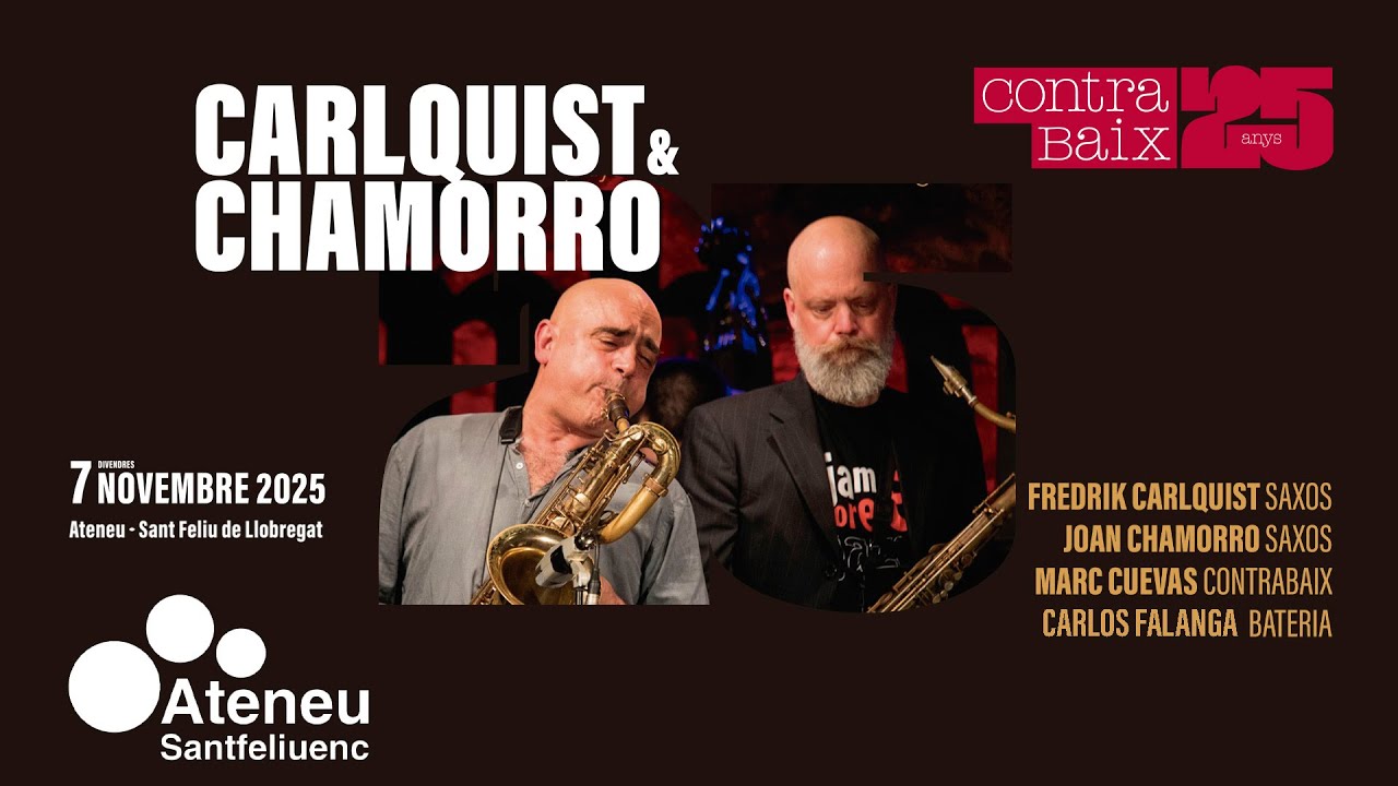 Carlquist & Chamorro “Saxophone Conversations” · Concert ContraBaix