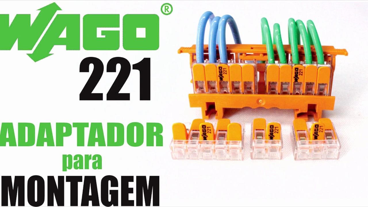 Conector WAGO 221 + Acessório Incrível / Adeus Fita Isolante