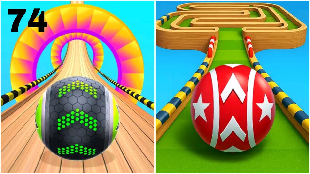Going Ball speed run challenge ⚡️Vs  ⚡️ Rolling Ball Sky Escape🎱 Walkthrough SpeedRun 🚀Gameplay❤️‍🔥😎