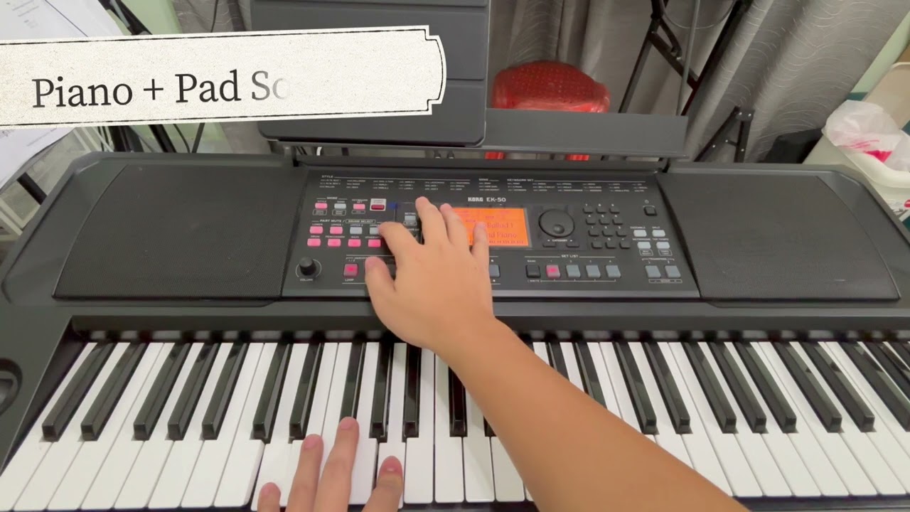 KORG EK50 SOUND [PIANO EP PAD SOUND]
