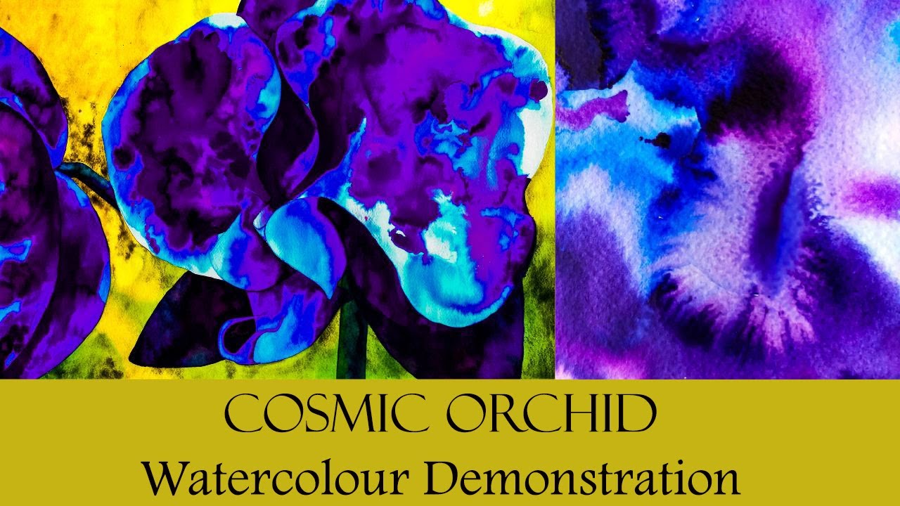 How to Use Loose Wet on Wet WATERCOLOR Techniques with Bold Colors